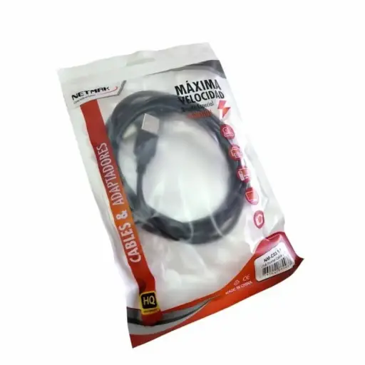 [4344] Cable Impresora USB 2.0 1.8 Metros Netmak