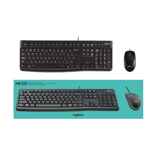 [3203] Teclado Y Mouse Logitech MK120 Usb