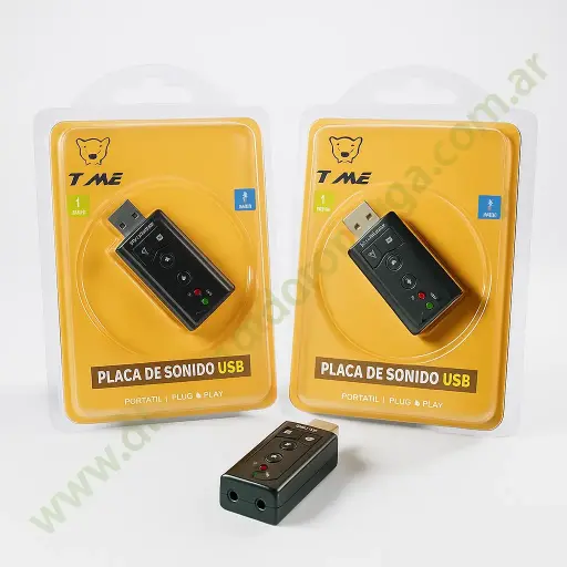 [3599] Placa De Sonido Externa USB 7.1 Time