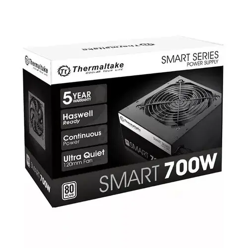 [3613] Fuente Thermaltake 700W Smart 80P White