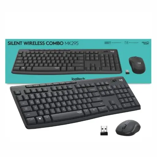 [3705] Teclado Y Mouse Logitech MK295 Silent Inalambrico