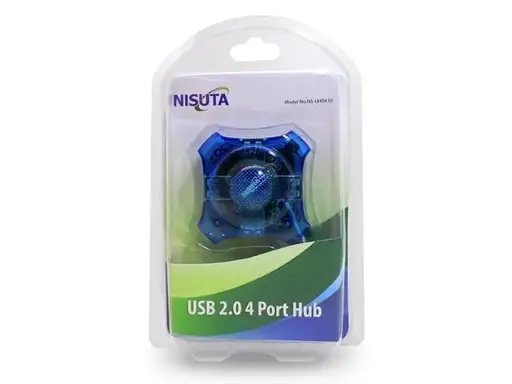 [4110] Hub USB 2.0 4 Puertos Nisuta NS-UH0410