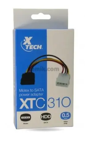 [4190] Cable Molex a Sata Xtech XTC-310