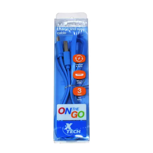 [4602] Cable Micro Usb V8 1.0 Metro Plano Xtech Xtg-211