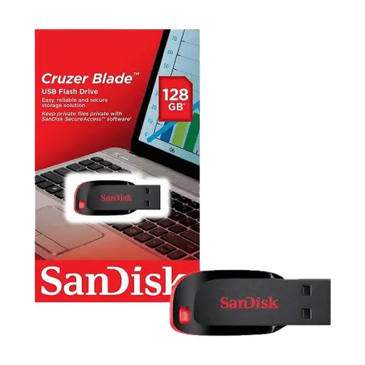 [4691] Pendrive Sandisk 128Gb Cruzer Blade Sdcz50