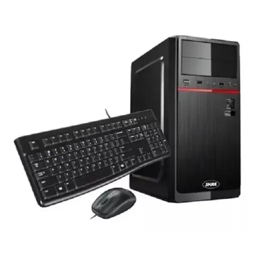 [1468] Gabinete ATX Kit Shure ATX-126 con Fuente 550W Teclado y Mouse