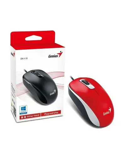 [4784] Mouse Genius Dx-120 Rojo Usb
