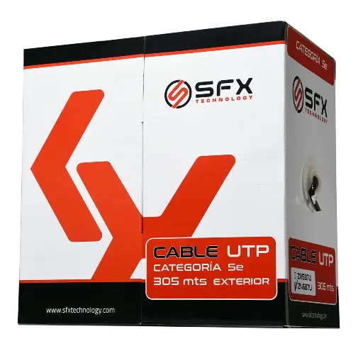 [4818] Bobina Cable Utp Categoria 5 305Mts Exterior SFX