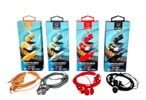 [4910] Auricular Time Manos Libres In Ear AU-1237