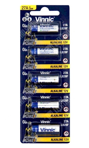 [4996] Pila Vinnic A27 (Blister X 5)