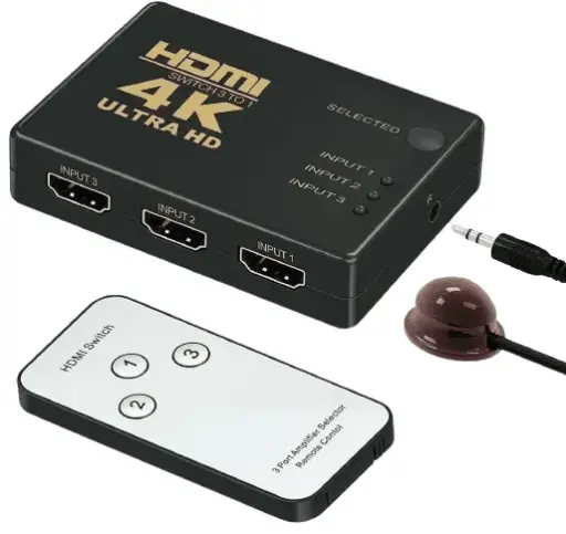 [5037] Switch HDMI 3x1 Con Control 4K ADP-48008