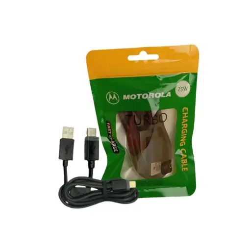 [5106] Cable Tipo C Motorola 25W Bolsa Verde