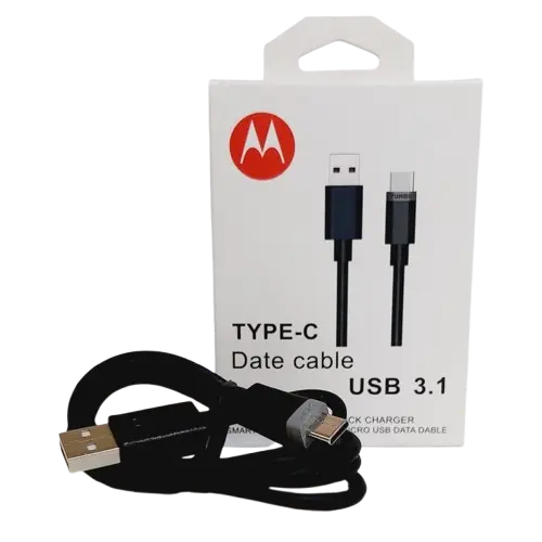 [5107] Cable Tipo C Motorola 3.1A Caja