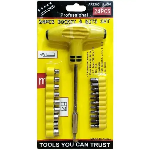 [5267] Set Llave T 24 Piezas Jl-1080