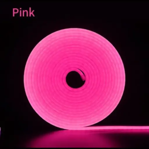 [5322] Tira Neon Rosa 5 Metros con Fuente Videomax