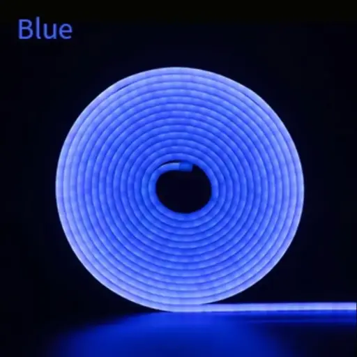 [5323] Tira Neon Azul 5 Metros con Fuente Videomax