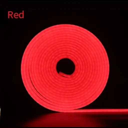 [5325] Tira Neon Rojo 5 Metros con Fuente Videomax
