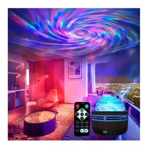 [5377] Proyector Nebulosa Con Control Remoto