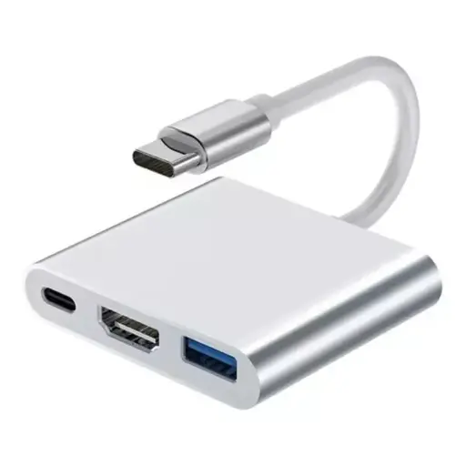 [5418] Adaptador Tipo C A Hdmi + Usb 3.0 (Conversor) Aoweixun