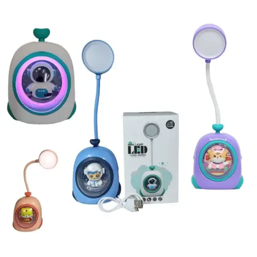 [5476] Lampara Velador Astronauta + Luz Noche Led-83013