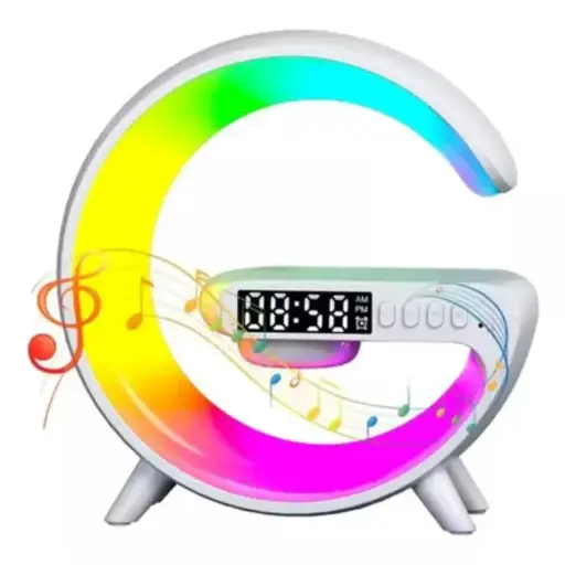 [5485] Parlante Bluetooth G + Carga Wifi + Velador Rgb