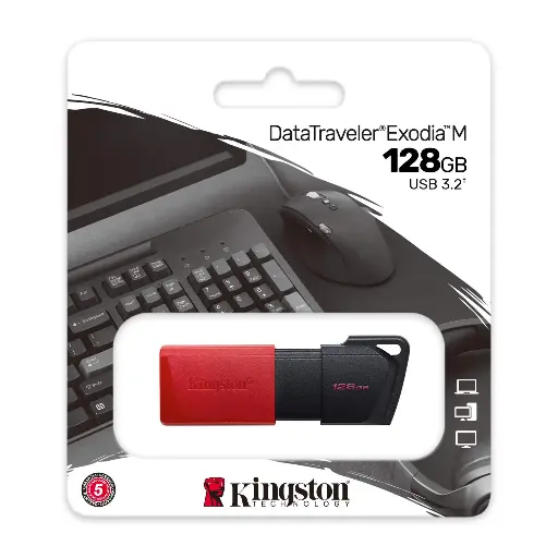 [5578] Pendrive Kingston 128Gb Dt Exodia M 3.2
