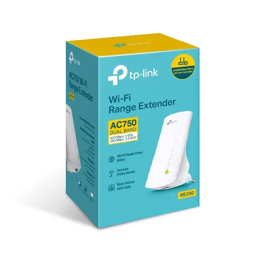 [2616] Repetidor Extensor de Rango Inalambrico AC750 TP-Link RE200