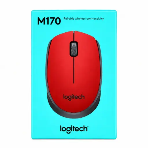 [2042] Mouse Logitech M170 Inalambrico Rojo