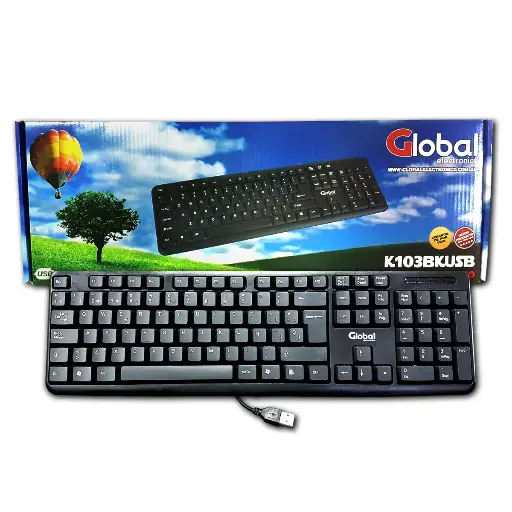 [5674] Teclado Global K103BKUSB Usb