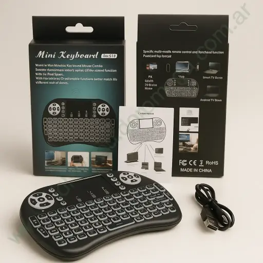 [5683] Teclado Mini Inalambrico Retroiluminado SMART