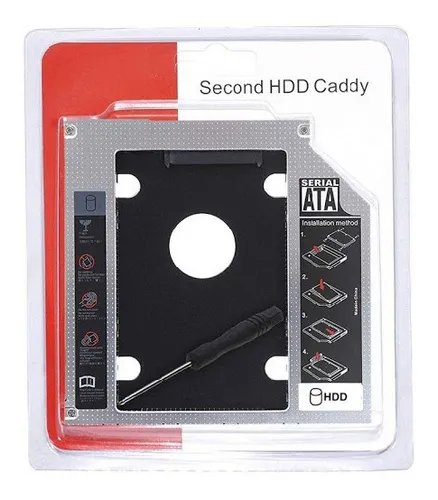 [5688] Caddy Adaptador para Notebook SSD/HDD 12.7mm