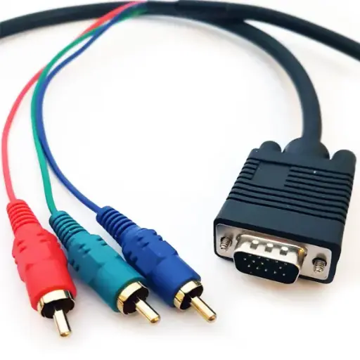 [5691] Cable VGA a 3 RCA Video Componente 1.5 Metros