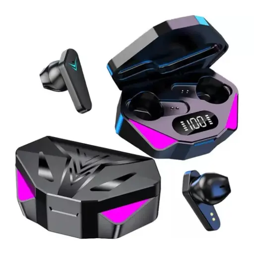 [5713] Auricular Bluetooth JK602 In Ear con Estuche Gamer