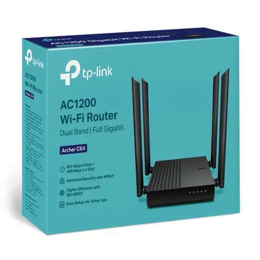[5726] Router Inalambrico TP-Link Doble Banda Archer C64 AC1200