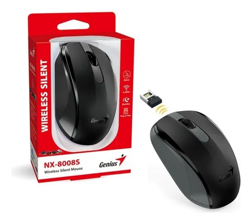[5749] Mouse Genius NX-8008S Negro Inalambrico