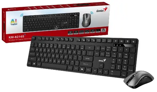 [5753] Teclado Y Mouse Genius KM-8216S Inalambrico