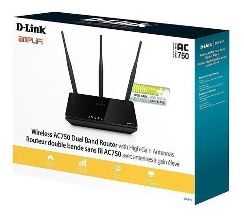 [5755] Router Inalambrico D-Link Doble Banda DIR-819 AC750