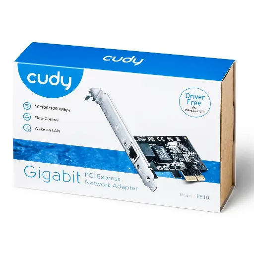 [5940] Placa De Red Ethernet PCI-E Cudy Gigabit PE10
