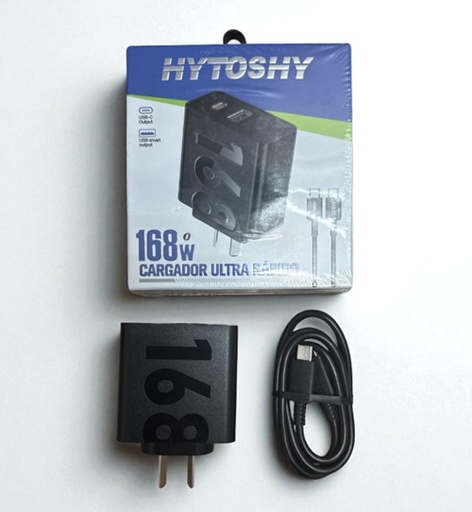 [6050] Cargador USB-C 168W Hytoshy HY-90W