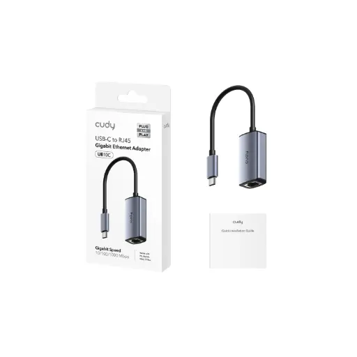 [6061] Placa De Red Externa Cudy USB C a RJ45 Gigabit UE10C